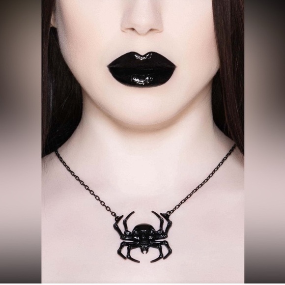 Killstar Jewelry - KILLSTAR Deadly spider statement necklace